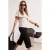 TRENDYOLMİLLA Dames Beige Effen Kort Regular fit T-shirts