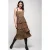 PINKO Preferire Abito Geo Fil Coupe Brown/black