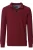 Redmond Half-Zip Sweater rood, Effen