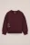 WE Fashion – Jongens oversized sweater met print – Oversized – Bordeauxrood – Katoen –