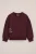 WE Fashion – Jongens oversized sweater met print – Oversized – Bordeauxrood – Katoen –