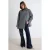 TRENDYOLMİLLA Dames Grijs Gemêleerd Regular fit Jassen