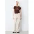 Grace & Mila corduroy flared broek – ecru