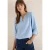 Cecil Dames Blouse in effen kleur in Blauw