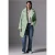 Street One Studio Dames Mantel in wollook in Groen
