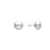 Luxenter Nandi 925 Sterling Zilver en Wit Rhodium Geplateerde Parel Oorbellen