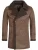 INDICODE JEANS Winterjas ‘Barlow’  kastanjebruin
