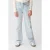 Shoeby high waist straight leg jeans light blue denim