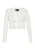 NAEMI Gebreid vest  wolwit