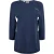 Head Dames Club Scoop Neck 3/4 Mouwen T-shirt (Blauw)