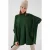 Oversized Halflange Col Lange Mouwen Gebreide Trui
