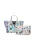 MYMO Shopper ‘Pop Eyetheme’  goudgeel / lila / zwart / wit