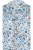 Giordano Tailored Overhemd blauw, Bloemen