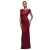 Vrouwelijke rugloze sequins jurk Goddiva Maxi