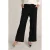 Yest wide leg high waist pantalon met glitters zwart