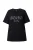 Ulla Popken Shirt  groen / lichtlila / zwart / wit