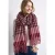 Sjaal met houndstooth-patroon