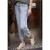 Mid Waist Barrel Leg Jeans in Loose Fit