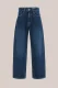 Blue Ridge – Heren barrel fit jeans – Loose fit – Donkerblauw – Katoen –