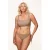 Annadiva Swim voorgevormde crop bikinitop Sparkling met lurex taupe