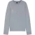 Boss Heren Signature Katoenen Logo Sweatshirt (Donkergrijs)