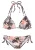 BUFFALO Bikini  bruin / rosa / zwart / wit