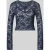 Only Slim Slim-fit shirt met lange mouwen in kantlook met mesh-look model ‘NIKKA’