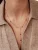 Hey Happiness Ketting ‘Drifting Coins’  rose-goud