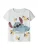 NAME IT Shirt ‘NMFANN STITCH’  opaal / geel / donkergroen / wit