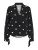 Only Blouse Onlbelem L/s Bow Top Wvn Sud 15365755 Black/cloud Dancer Dots Dames
