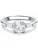 Trilani Ring  zilver / transparant