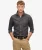 Katoenen Linnen Overhemd Relaxed Pasvorm Dark Grey