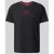 HUGO T-shirt met labelprint, model ‘Laze’