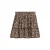 WE Fashion korte rok met ruches en panterprint – beige