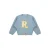 Riffle Amsterdam sweater met print – lichtblauw