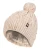 Dames Pom Pom Muts | Heat Holders | Trendy Dikke Warme Kabelgebreide Beanie met Heatweaver Fleece Voering | Salzburg Stijl – Natuur