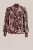 WE Fashion – Dames T-shirt met print – Regular fit – Aubergine – Katoen –