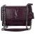 Saint Laurent Medium Sunset schoudertas met krokodillenprint in bordeauxrood leer