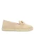 Manfield suède espadrilles beige