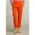 River Woods Orange Cotton Pants Elastic Waist Orange