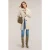 Motivi Long Jacquard Coat Beige