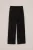 WE Fashion – Meisjes straight leg broek met pailletten – Regular fit – Zwart –