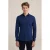 WE Fundamentals slim fit overhemd blauw
