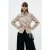 TRENDYOLMİLLA Dames Beige Effen Lang Regular fit Blazers