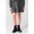 Shoeby korte rok met studs – grijs