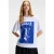 Oversized T-shirt met print en ronde hals
