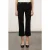 Motivi Kick Flare Trousers With Strap Black