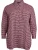 Zizzi Blouse ‘MRAFINE’  wijnrood / pastelrood / zwart