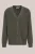 WE Fashion – Heren regular fit fijngebreid vest – Regular fit – Donkergroen –