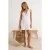 TRENDYOLMİLLA Dames Wit Effen Extra Kort / Super Mini Kort Strandkleding A-lijn Strandjurken